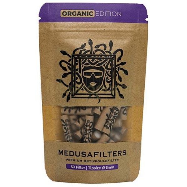 50 Medusa Aktivkohlefilter | Ø 6mm